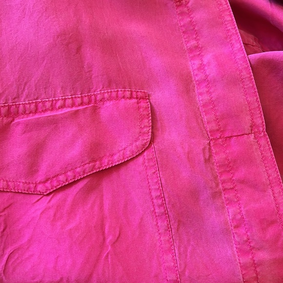 Vintage Diane Gilman Pink Silk Blouse - Picture 4 of 4